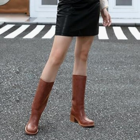 Adolilove Mid Calf Tall Boots for Women NTW Size 9 - Picture 4 of 13